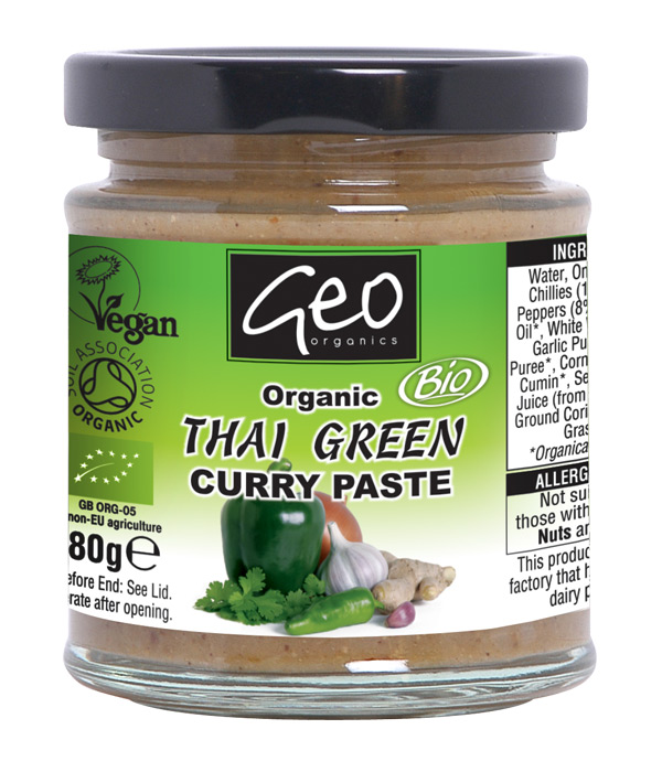 Organic Thai Green Curry Paste
